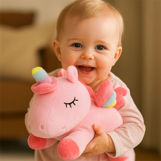 peluche bébé fille