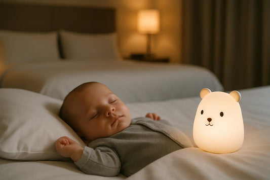 Veilleuse bébé nomade: voyager sans casser le sommeil