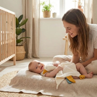 doudou oie bébé