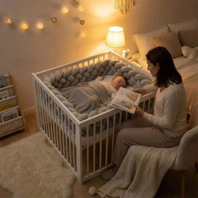 tresses de lit bébé maman lit livre bébé dans cocon douillet ambiance chaleureuse