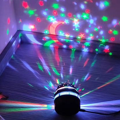 Ambiance colorée apaisante veilleuse projection chambre enfant