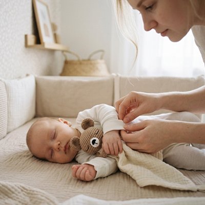doudou lange ours bébé