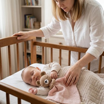 doudou lange ours bébé