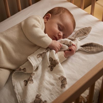 doudou plat lapin bébé