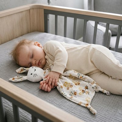 doudou plat mousseline bébé