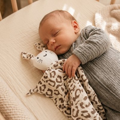 doudou plat mousseline bébé