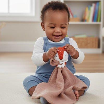 doudou renard bébé