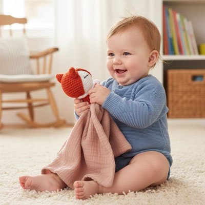 doudou renard bébé