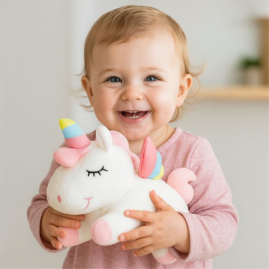 peluche bébé fille