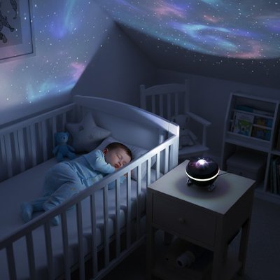 Projecteur galaxie bébé magie étoilée pour s'endormir