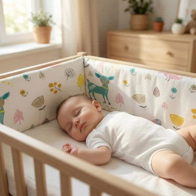 tour de lit anti-choc bébé dort enfin