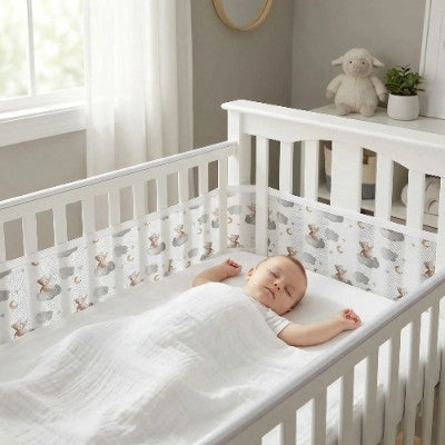 tour de lit bébé 60x120 bébé au frais