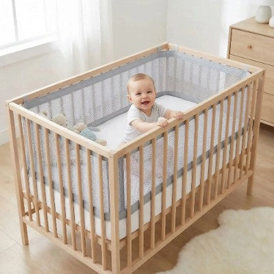 tour de lit respirant bébé frais nuit