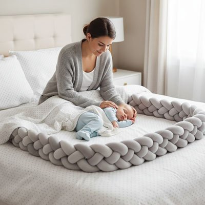 tresse de lit protection douce