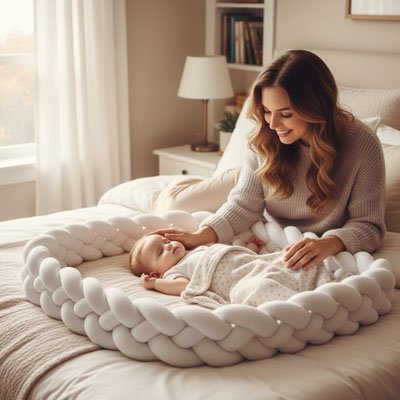 tresse de lit protection douce