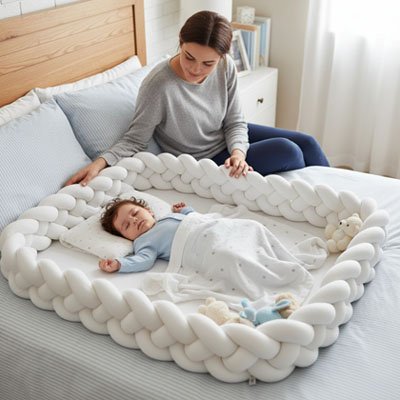 tresse de lit protection douce