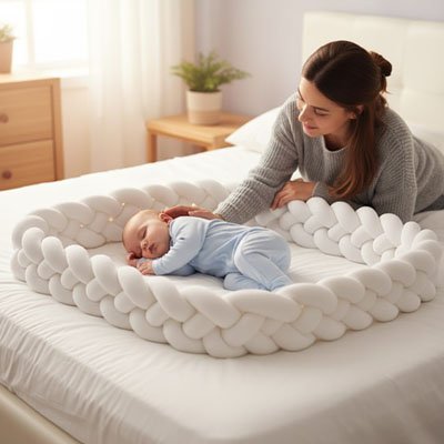 tresse de lit protection douce