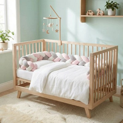 tresse tour de lit bébé bébé dort protégé
