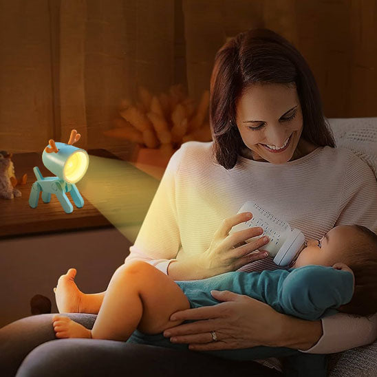 Veilleuse bébé pour biberon nuit allaitement lumière tamisée