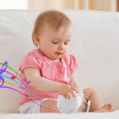 Veilleuse bruit blanc utilisée par un enfant éveillé.