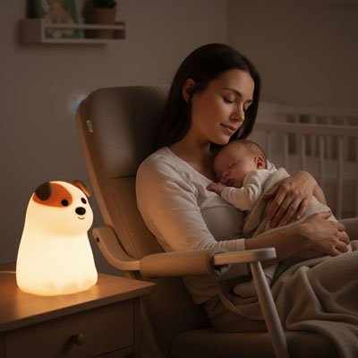 Veilleuse endormissement bébé coucher sans larmes