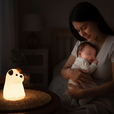 Veilleuse endormissement bébé coucher sans larmes