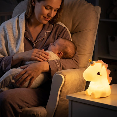 veilleuse licorne maman allaitement bébé chambre nuit