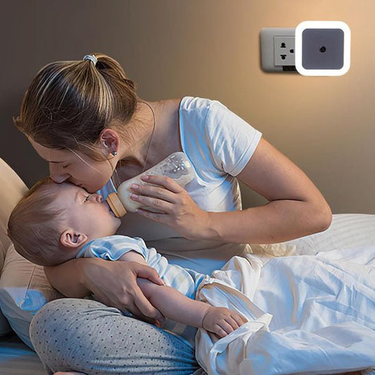 Veilleuse murale bébé LumiBloc LED forme coeur pour chambre