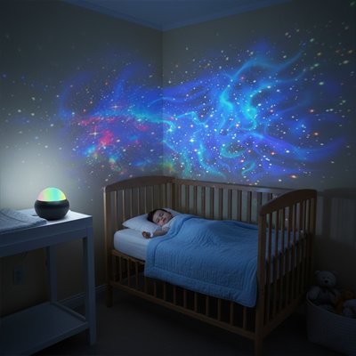 Veilleuse bébé projection étoiles plafond lit bébé