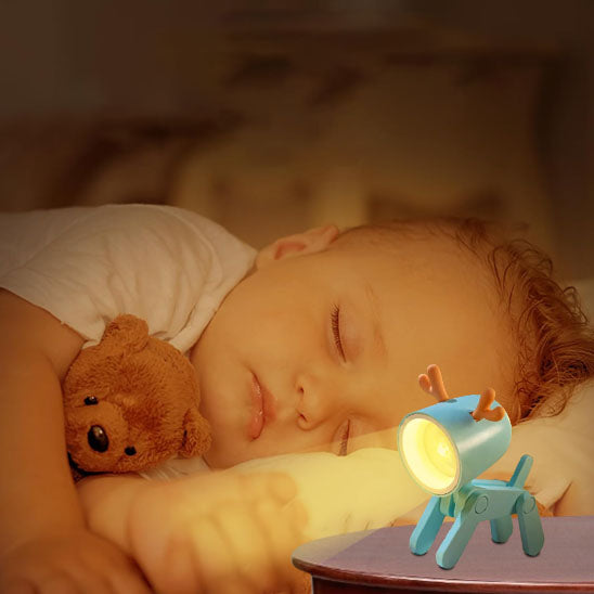 Veilleuse cerf LED aide sommeil bébé lumière douce naturelle